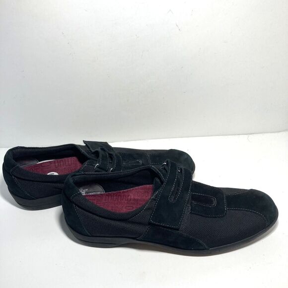 MUNRO Joliet Black Suede Fabric Comfort Shoe Hook Loop Slip On Shoes 10.5 - Picture 9 of 14